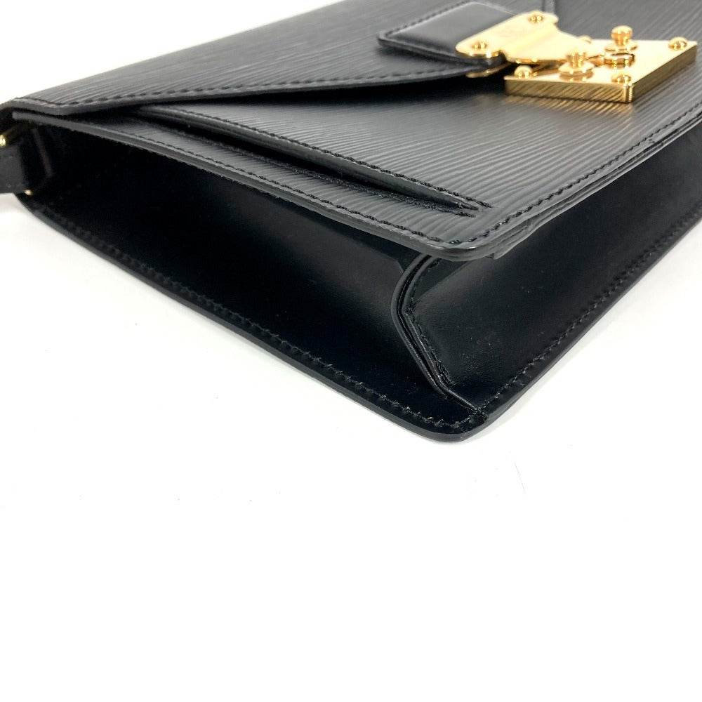 LOUIS VUITTON M52612 エピ ポシェット セリエ ドラゴンヌ クラッチバッグ カバン ストラップ付き セカンドバッグ エピレザー メンズ ノワール ブラック