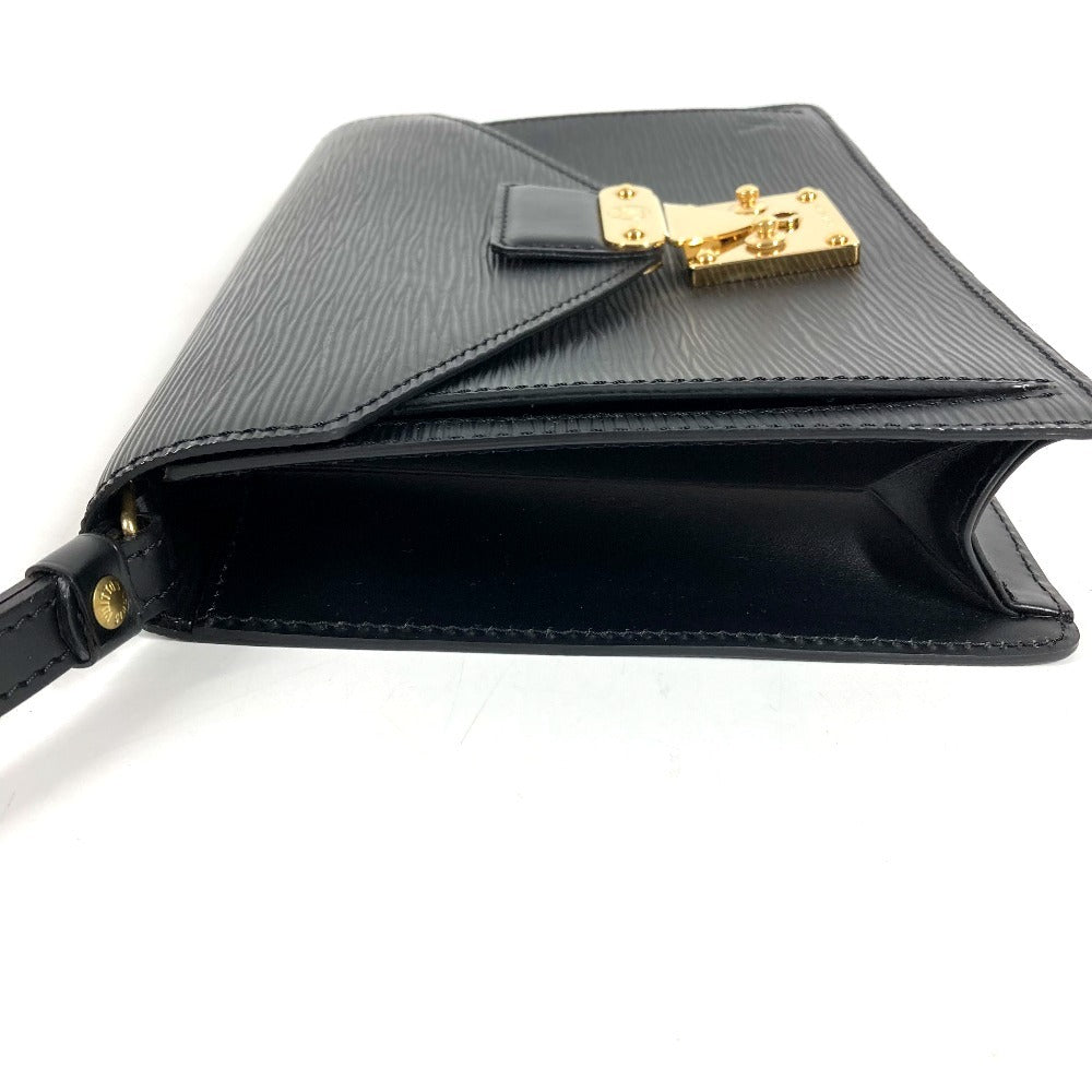 LOUIS VUITTON M52612 エピ ポシェット セリエ ドラゴンヌ クラッチバッグ カバン ストラップ付き セカンドバッグ エピレザー メンズ ノワール ブラック