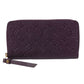 LOUIS VUITTON M60298 Monogram Empreinte Portefeuille Secret Long Long Wallet Round Zipper Long Wallet Monogram Empreinte Leather Unisex Aube Purple