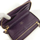 LOUIS VUITTON M60298 Monogram Empreinte Portefeuille Secret Long Long Wallet Round Zipper Long Wallet Monogram Empreinte Leather Unisex Aube Purple