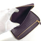 LOUIS VUITTON M60298 Monogram Empreinte Portefeuille Secret Long Long Wallet Round Zipper Long Wallet Monogram Empreinte Leather Unisex Aube Purple