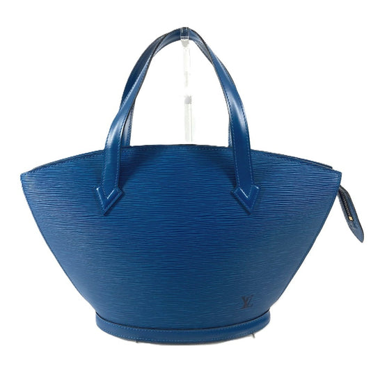 LOUIS VUITTON M52275 エピ サンジャック ショルダーバッグ カバン 肩掛け トートバッグ エピレザー ユニセックス トレドブルー ブルー