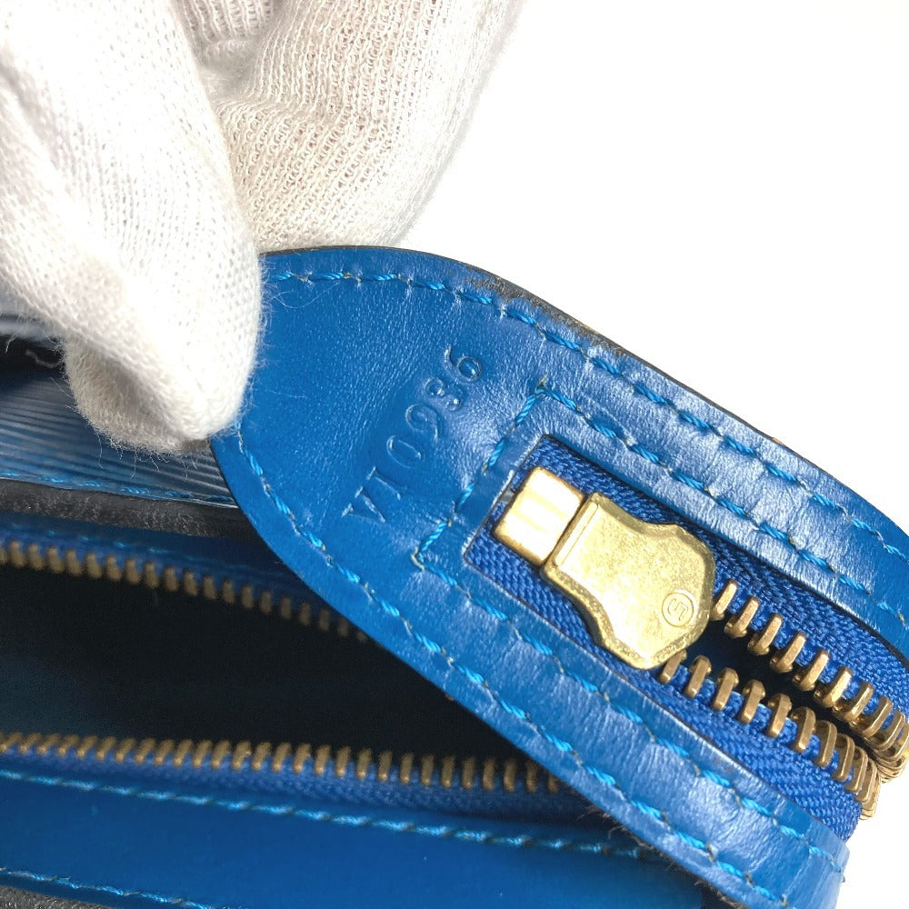 LOUIS VUITTON M52275 エピ サンジャック ショルダーバッグ カバン 肩掛け トートバッグ エピレザー ユニセックス トレドブルー ブルー