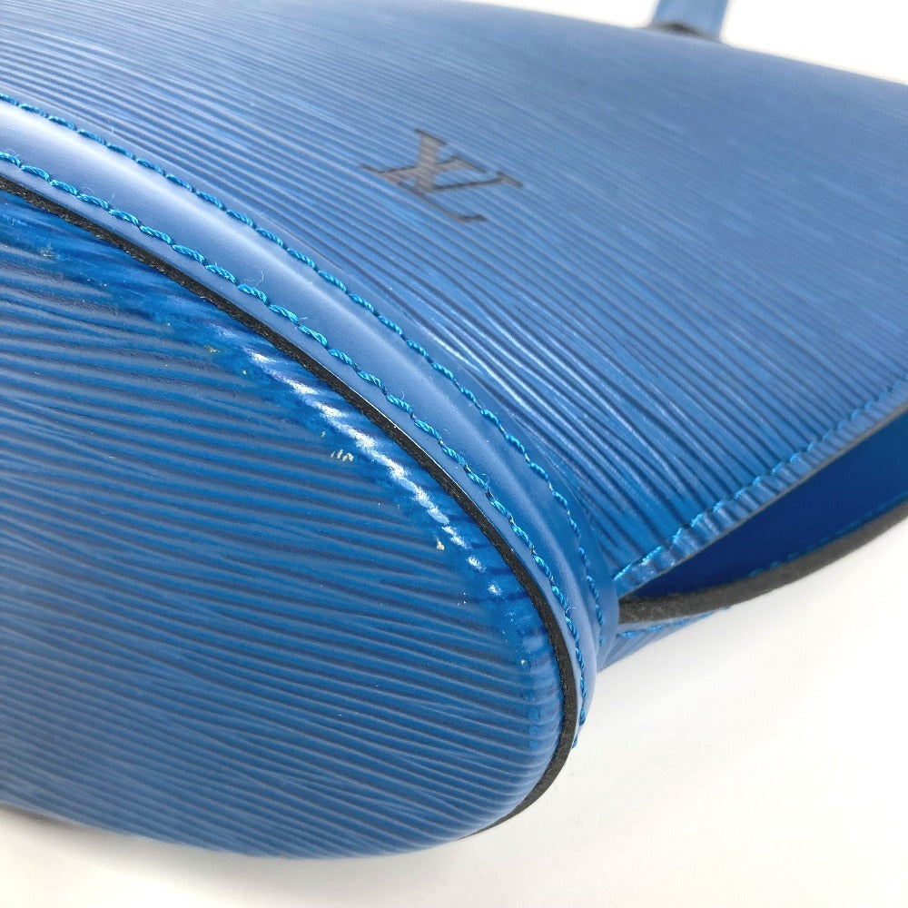 LOUIS VUITTON M52275 エピ サンジャック ショルダーバッグ カバン 肩掛け トートバッグ エピレザー ユニセックス トレドブルー ブルー