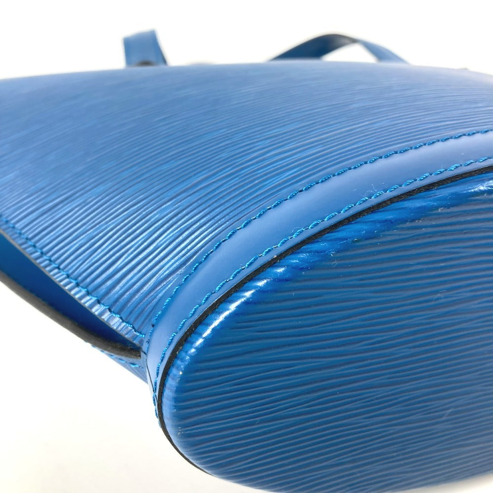 LOUIS VUITTON M52275 エピ サンジャック ショルダーバッグ カバン 肩掛け トートバッグ エピレザー ユニセックス トレドブルー ブルー