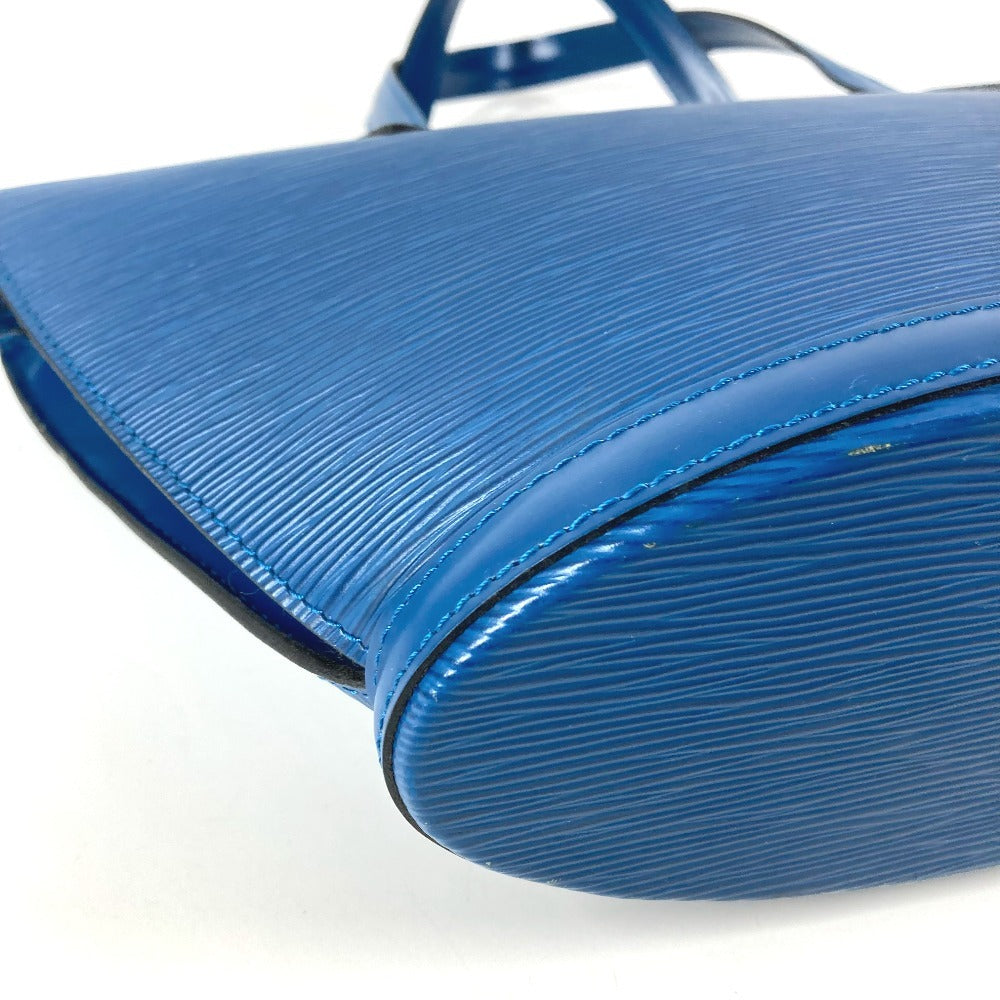 LOUIS VUITTON M52275 エピ サンジャック ショルダーバッグ カバン 肩掛け トートバッグ エピレザー ユニセックス トレドブルー ブルー