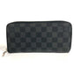 LOUIS VUITTON N63095 ダミエグラフィット ジッピーウォレットヴェルティカル ロングウォレット ラウンドファスナー 長財布 ダミエグラフィットキャンバス ユニセックス ブラック