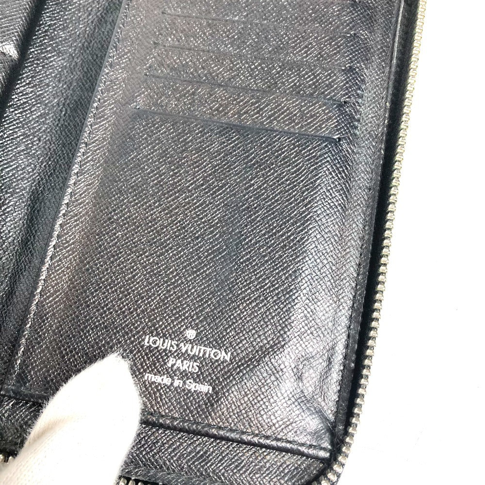 LOUIS VUITTON N63095 ダミエグラフィット ジッピーウォレットヴェルティカル ロングウォレット ラウンドファスナー 長財布 ダミエグラフィットキャンバス ユニセックス ブラック