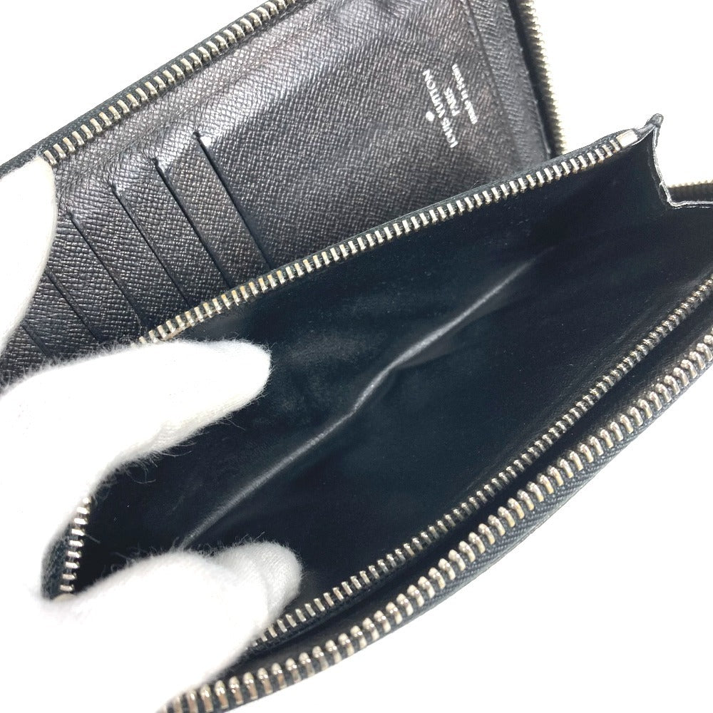 LOUIS VUITTON N63095 ダミエグラフィット ジッピーウォレットヴェルティカル ロングウォレット ラウンドファスナー 長財布 ダミエグラフィットキャンバス ユニセックス ブラック