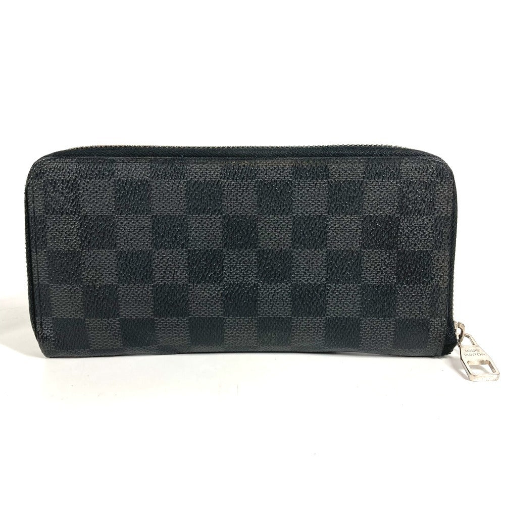 LOUIS VUITTON N63095 ダミエグラフィット ジッピーウォレットヴェルティカル ロングウォレット ラウンドファスナー 長財布 ダミエグラフィットキャンバス ユニセックス ブラック