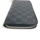 LOUIS VUITTON N63095 ダミエグラフィット ジッピーウォレットヴェルティカル ロングウォレット ラウンドファスナー 長財布 ダミエグラフィットキャンバス ユニセックス ブラック
