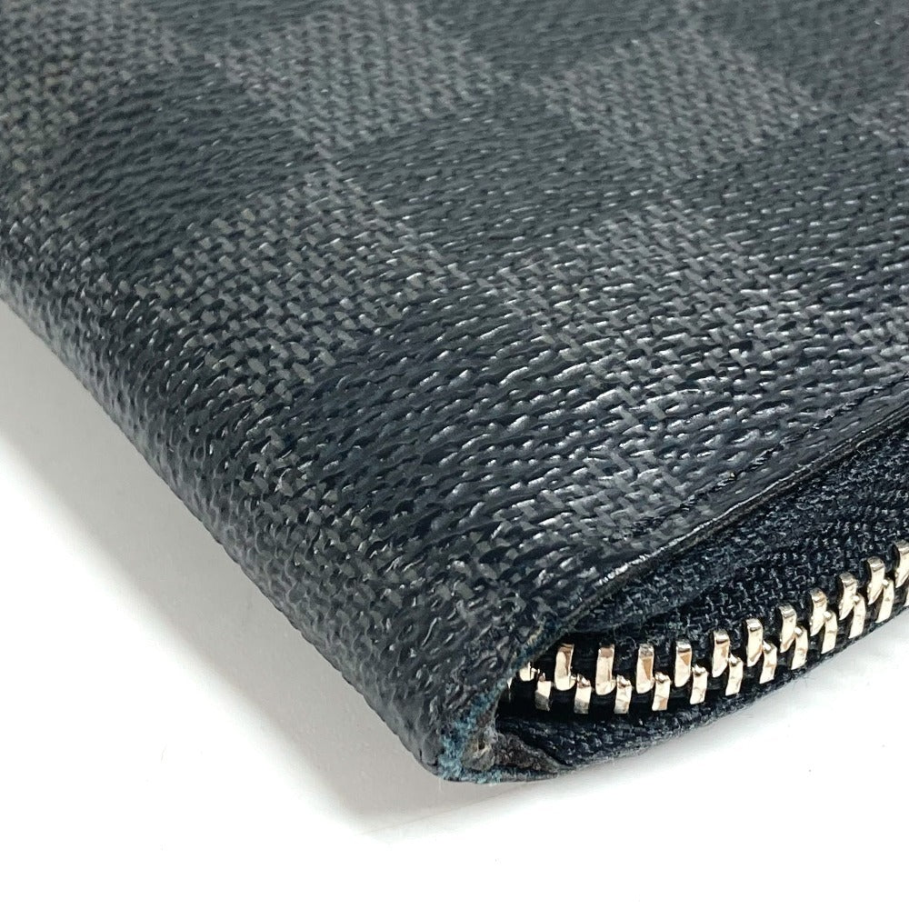 LOUIS VUITTON N63095 ダミエグラフィット ジッピーウォレットヴェルティカル ロングウォレット ラウンドファスナー 長財布 ダミエグラフィットキャンバス ユニセックス ブラック
