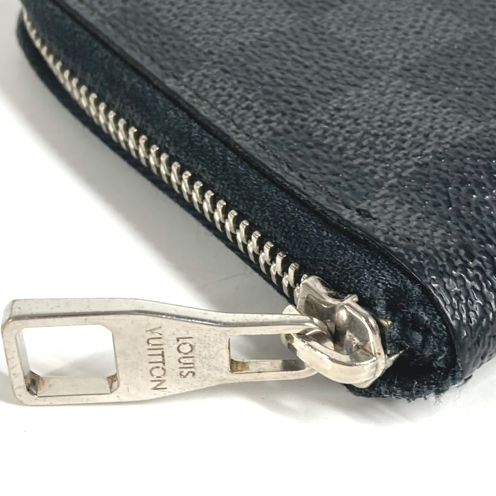 LOUIS VUITTON N63095 ダミエグラフィット ジッピーウォレットヴェルティカル ロングウォレット ラウンドファスナー 長財布 ダミエグラフィットキャンバス ユニセックス ブラック