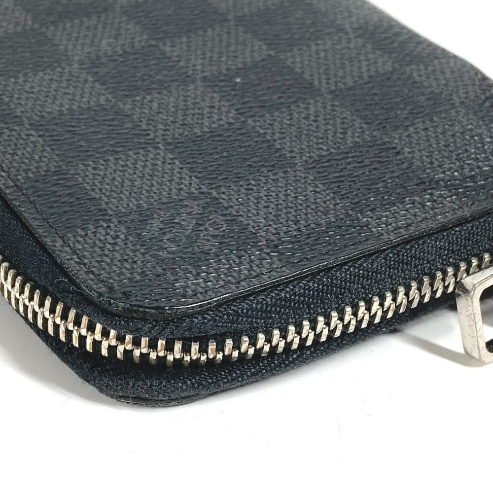 LOUIS VUITTON N63095 ダミエグラフィット ジッピーウォレットヴェルティカル ロングウォレット ラウンドファスナー 長財布 ダミエグラフィットキャンバス ユニセックス ブラック