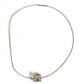 HERMES Accessories Cadenas H Cube H Logo Chain Necklace Metal Unisex Beige