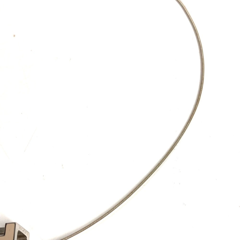 HERMES Accessories Cadenas H Cube H Logo Chain Necklace Metal Unisex Beige
