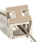 HERMES Accessories Cadenas H Cube H Logo Chain Necklace Metal Unisex Beige