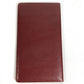 CARTIER Must Line Logo Billfold Long Wallet Long Bill Compartment Leather Unisex Wine Red