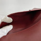 CARTIER Must Line Logo Billfold Long Wallet Long Bill Compartment Leather Unisex Wine Red
