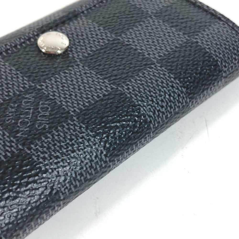 LOUIS VUITTON N62662 ダミエグラフィット ミュルティクレ6 ミュルティクレ 6 6連キーケース 鍵 6P キーケース ダミエグラフィットキャンバス ユニセックス ブラック