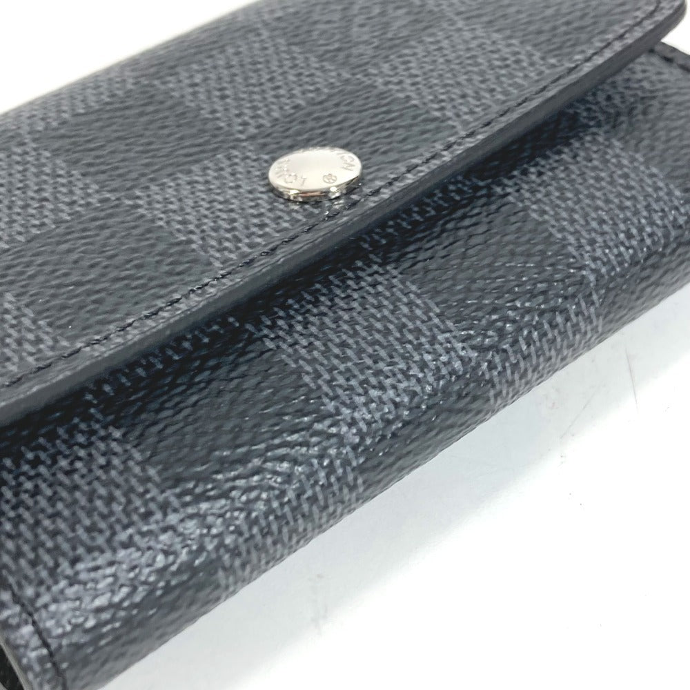 LOUIS VUITTON N62662 ダミエグラフィット ミュルティクレ6 ミュルティクレ 6 6連キーケース 鍵 6P キーケース ダミエグラフィットキャンバス ユニセックス ブラック