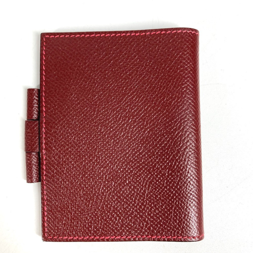 HERMES アジェンダPM アジェンダ PM システム手帳 ステーショナリー 手帳カバー レザー ユニセックス ブラウン