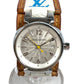 LOUIS VUITTON Q121K モノグラムマルチカラー タンブール レディースウォッチ ウォッチ 時計 革ベルト レザー 腕時計 モノグラムマルチカラーキャンバス レディース ブロン ホワイト