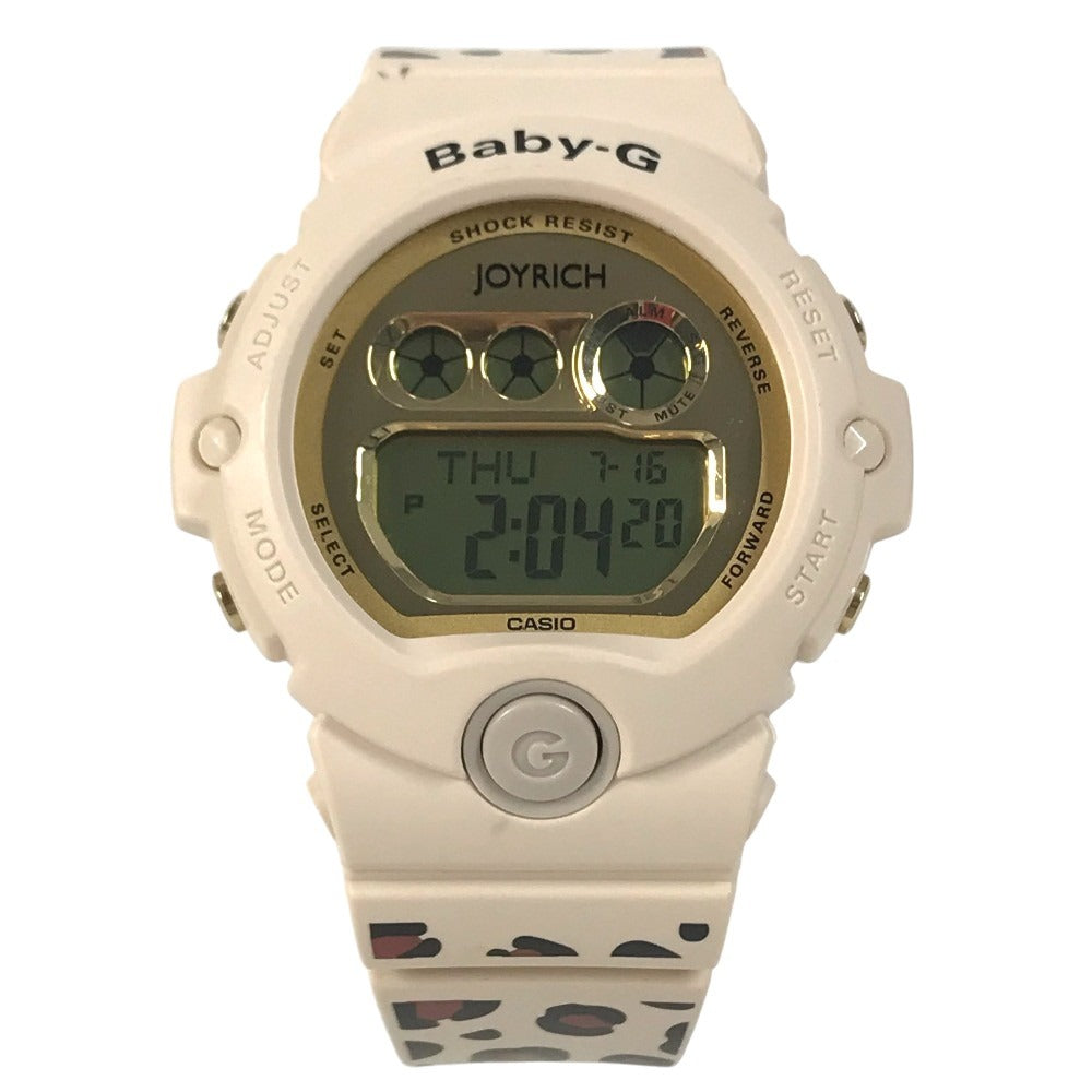 CASIO BG-6900JR JOYRICH Collaboration Leopard Print Limited Edition Baby-G Baby-G Leopard Women's Watch Wristwatch rubber Beige Used