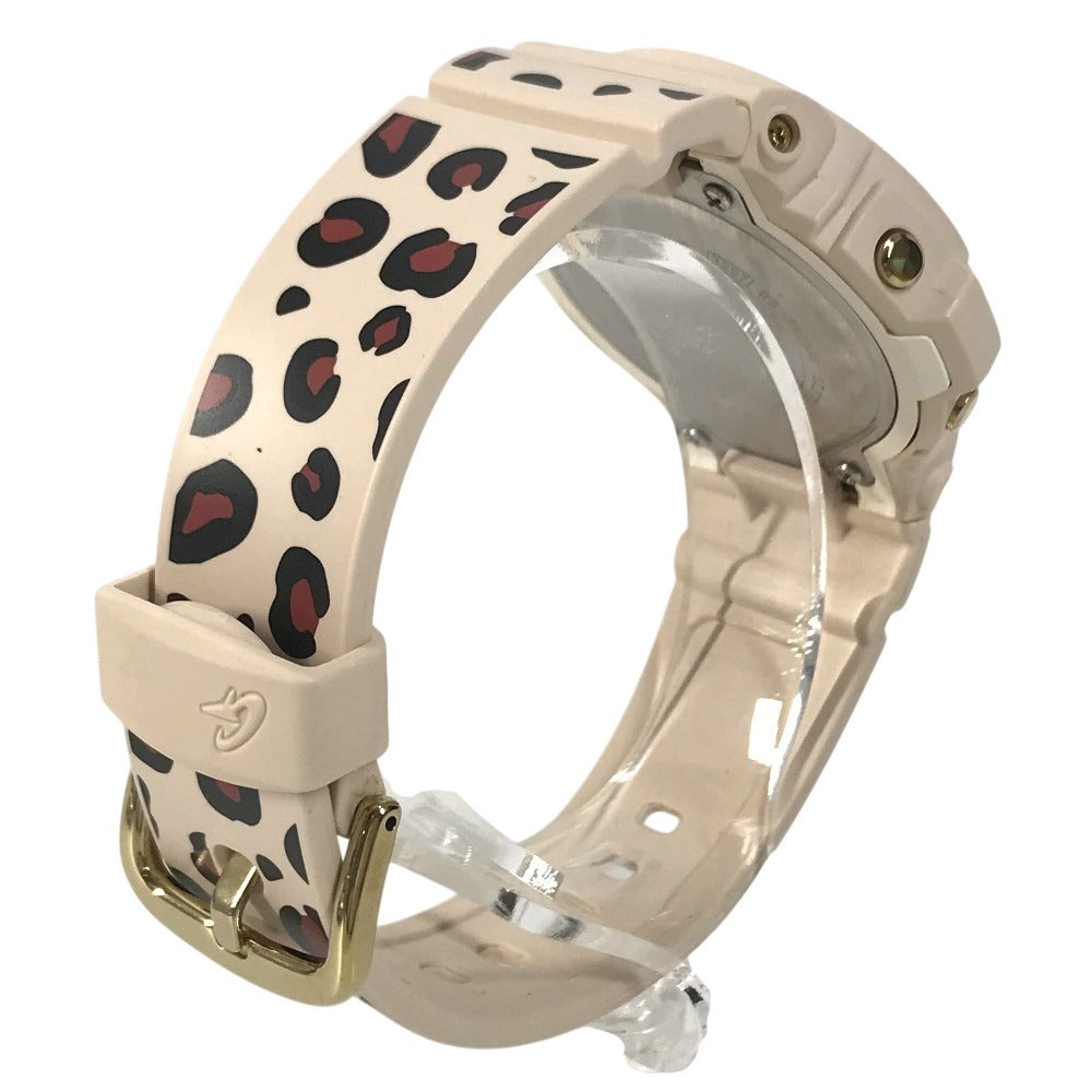 CASIO BG-6900JR JOYRICH Collaboration Leopard Print Limited Edition Baby-G Baby-G Leopard Women's Watch Wristwatch rubber Beige Used