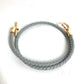 HERMES Double Brace Glenan Bracelet Double Tour Jewelry accessories Bracelet Leather gray Used