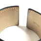 BVLGARI Bvlgari Bvlgari Logo Bangle Accessory Jewelry Bracelet Leather Black/Silver Used
