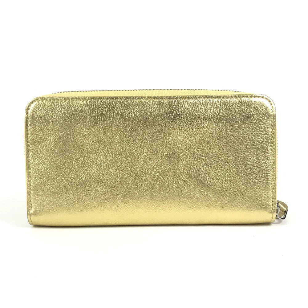 LOUIS VUITTON M69058 Japan limited Zippy Rock Me Long wallet Zip Around Long Wallet Leather Gold Used