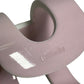 HERMES Anno Bangle Accessory Jewelry Bracelet lacquer pink/White Used