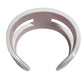 HERMES Anno Bangle Accessory Jewelry Bracelet lacquer pink/White Used