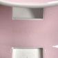 HERMES Anno Bangle Accessory Jewelry Bracelet lacquer pink/White Used