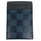 LOUIS VUITTON N63217 Damier Cobalt Porte Cartes Pants Porte Cartes Pants Business card holder, pass case, with money clip Card Case Damier Cobalt Canvas Navy Used
