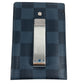 LOUIS VUITTON N63217 Damier Cobalt Porte Cartes Pants Porte Cartes Pants Business card holder, pass case, with money clip Card Case Damier Cobalt Canvas Navy Used