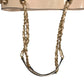 VERSACE medusa logo Double Chain Leather Shoulder Handbag Shoulder Bag Leather pink Used