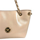 VERSACE medusa logo Double Chain Leather Shoulder Handbag Shoulder Bag Leather pink Used