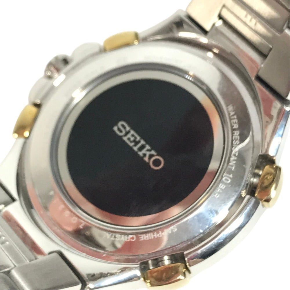 SEIKO 8B92-0AL0 COUTURA Men's Watch Watch Wristwatch SS Silver/Gold Used