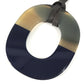 HERMES Buffalo horn Isamu Pop Isamu Pop Accessories Jewelry Choker Necklace Buffalo horn Navy/Brown Used