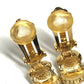 Dior vintage Earrings Metal Gold Used