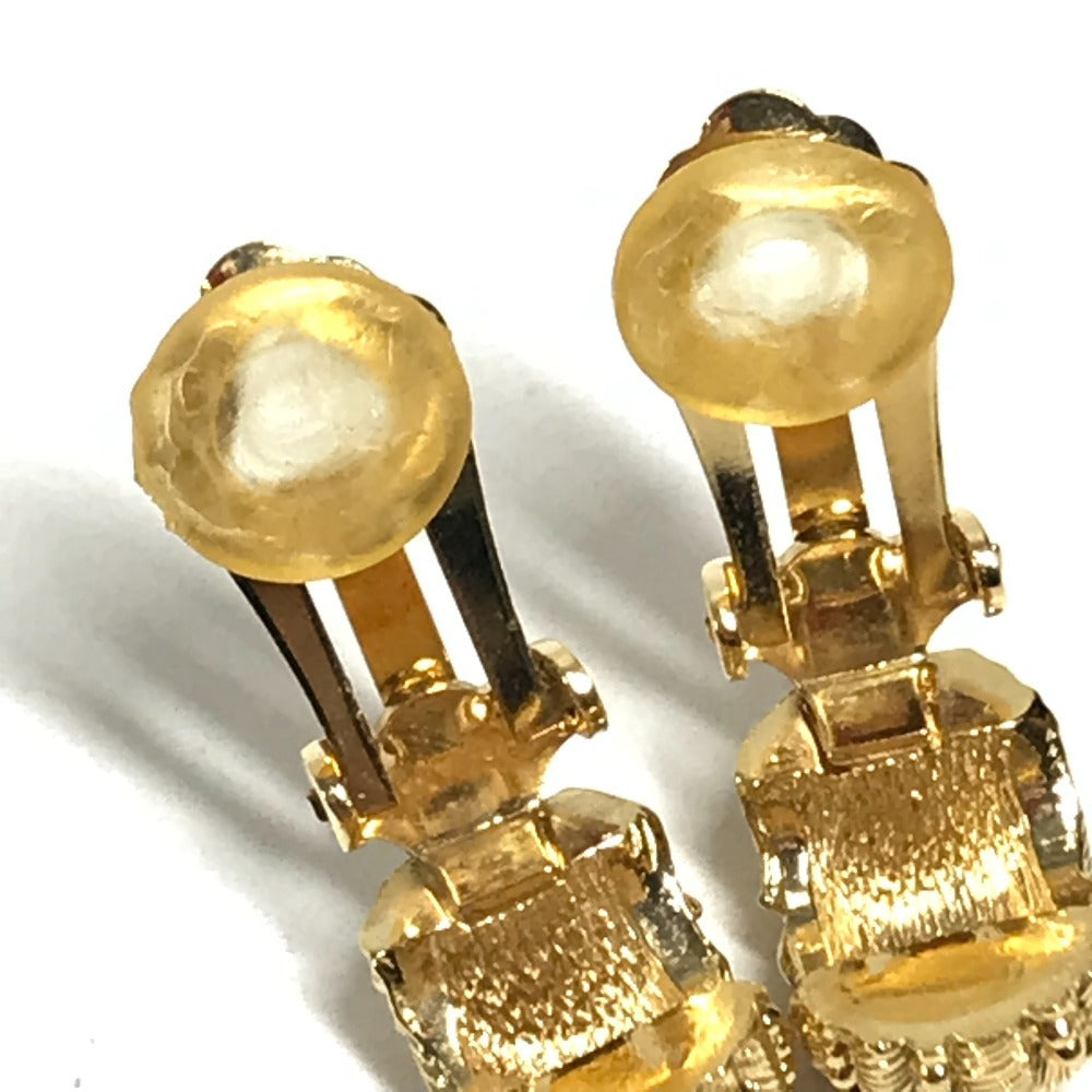 Dior vintage Earrings Metal Gold Used
