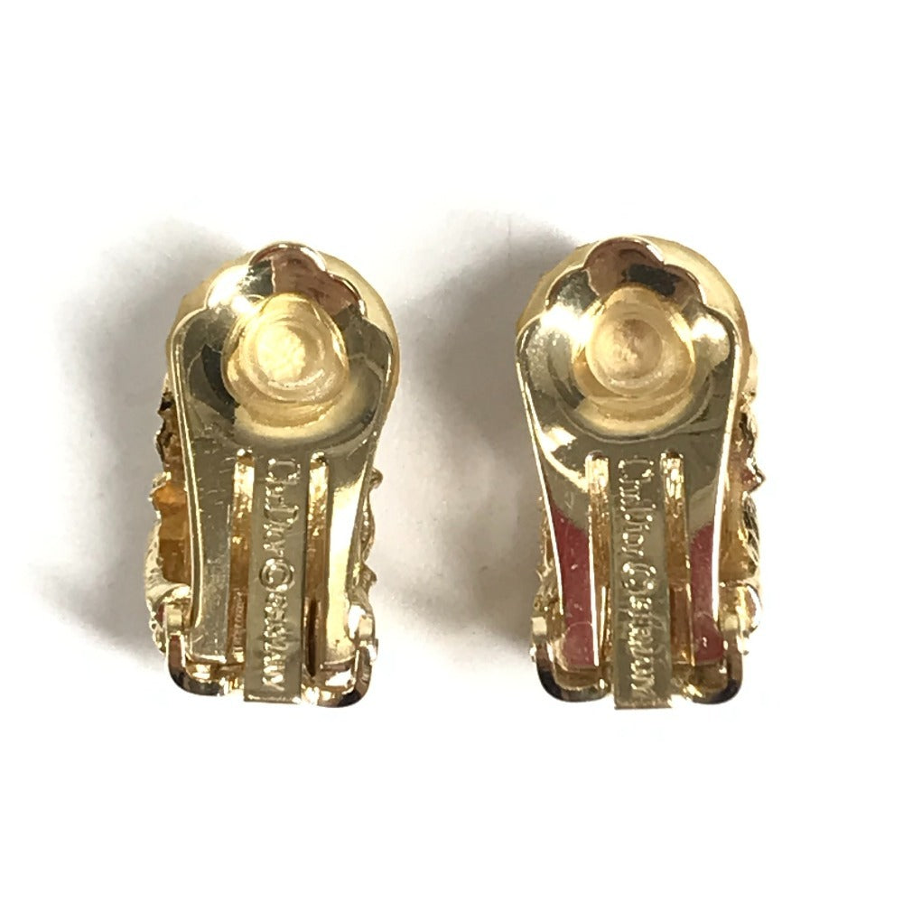 Dior vintage Earrings Metal Gold Used