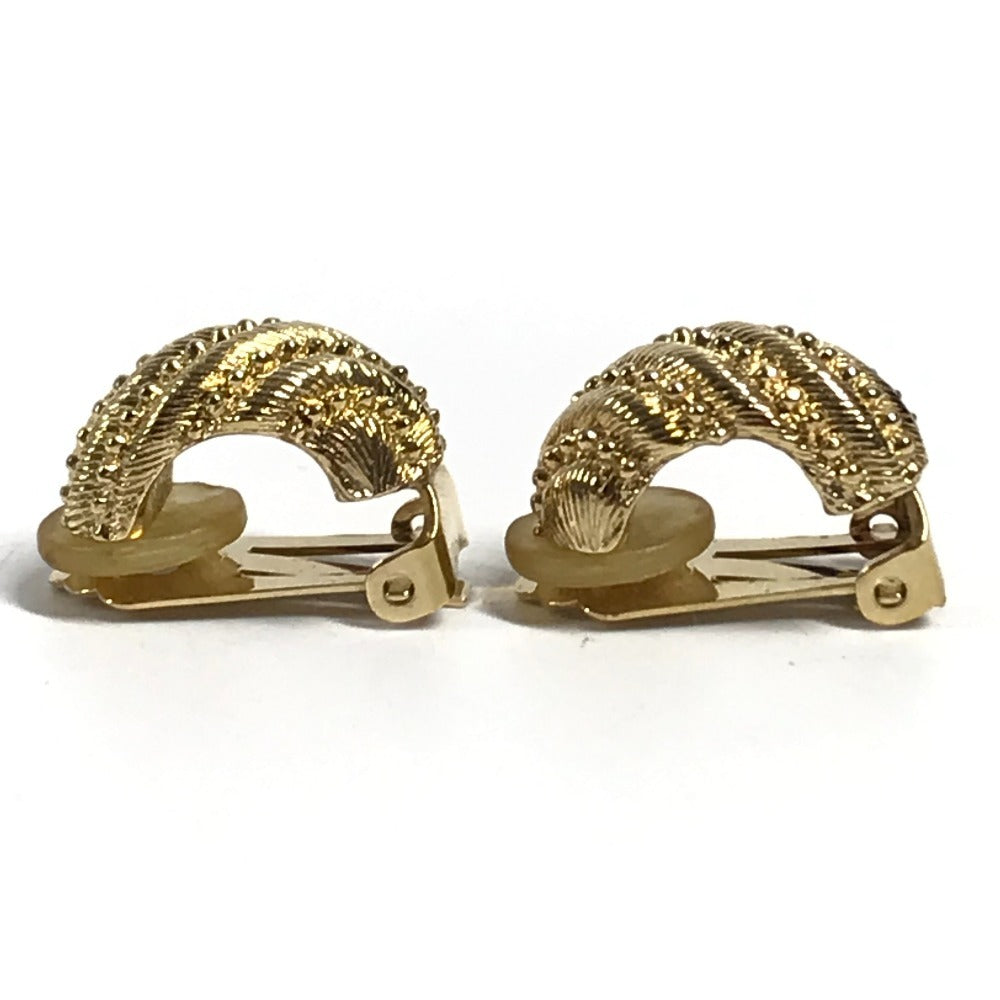 Dior vintage Earrings Metal Gold Used