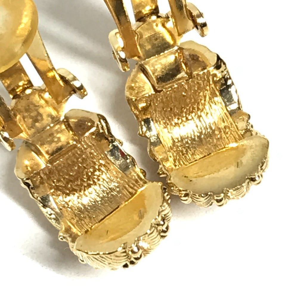 Dior vintage Earrings Metal Gold Used