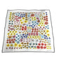 GUCCI 786259 Japan limited JAPAN Flora floral pattern flower Scarf handkerchief cotton White/Multicolore Used
