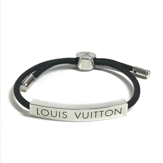 LOUIS VUITTON M00273 Bracelet LV Space Bangle accessories Bracelet Metal Black/Silver Used
