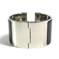 HERMES Clickcrack H TGM Bangle accessories Bracelet Metal Black Used