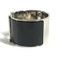 HERMES Clickcrack H TGM Bangle accessories Bracelet Metal Black Used